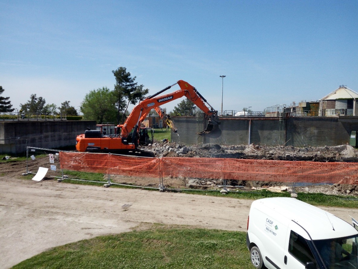 Depuratore Comacchio: nuove linee di stoccaggio fanghi